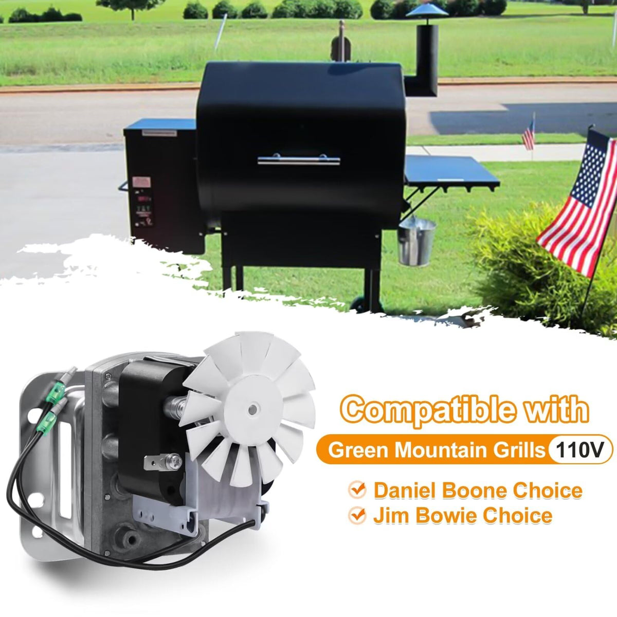 UHEGDRR package includes auger motor for GMG Daniel Boone/Jim Bowie