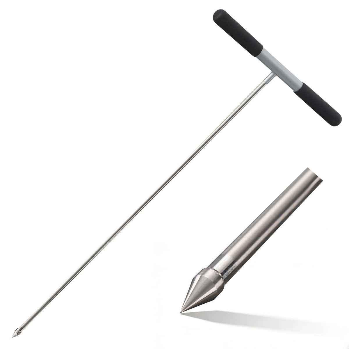 UIABOPZ soil probe rod assembly enables quick tool-free depth adjustment on site.
