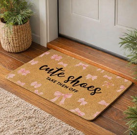 Uilatyu doormat with non-slip backing suitable for indoor and outdoor use.