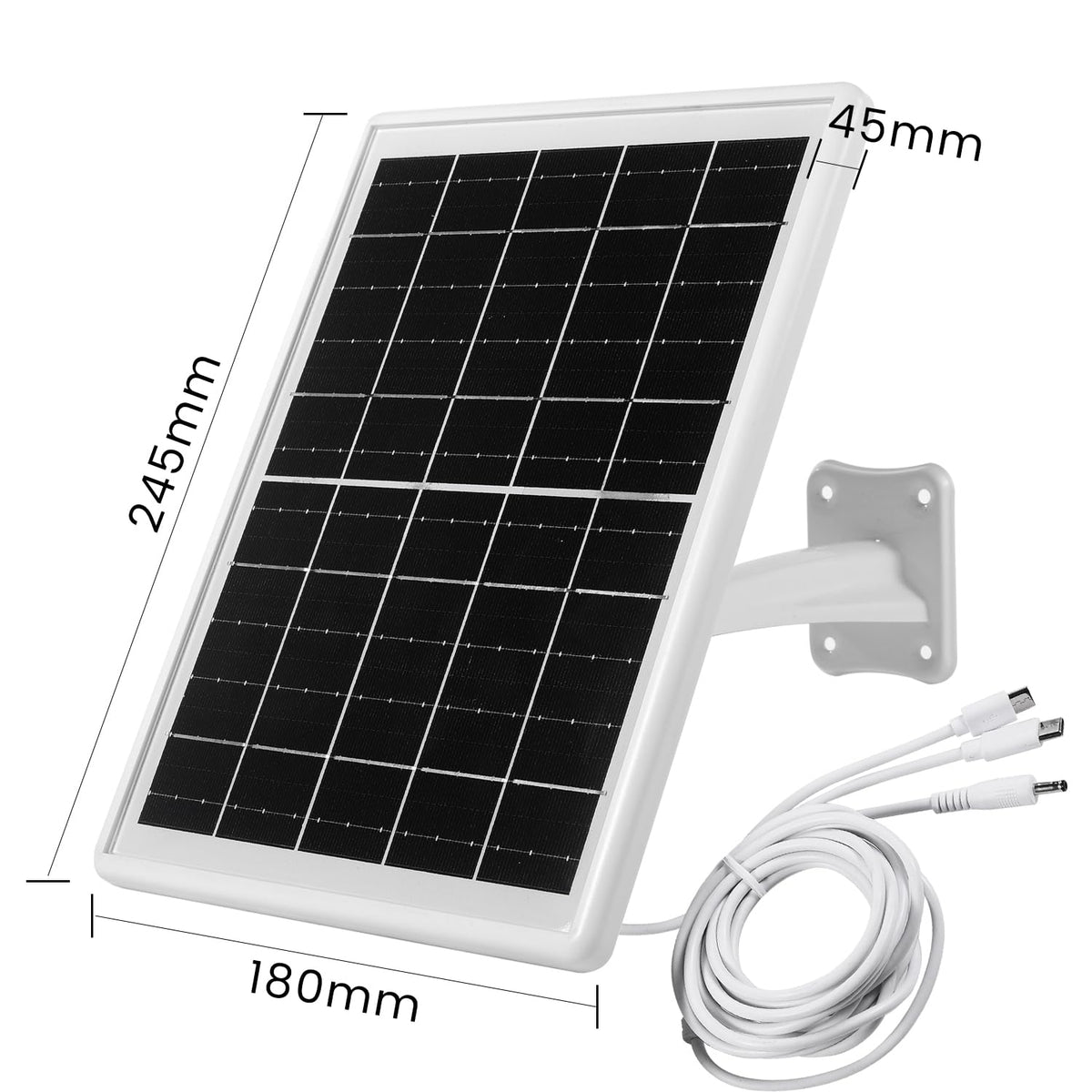 Uinhuazhen solar panel powering a camera or monitor remotely