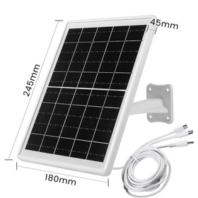 Uinhuazhen solar panel powering a camera or monitor remotely