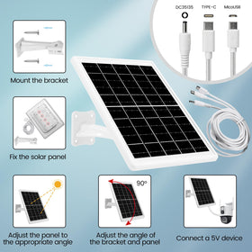 Uinhuazhen outdoor setup showing the solar panel in use