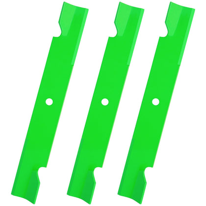 UIOWJC 54-inch deck blade assembly ready for replacement and smooth mowing.