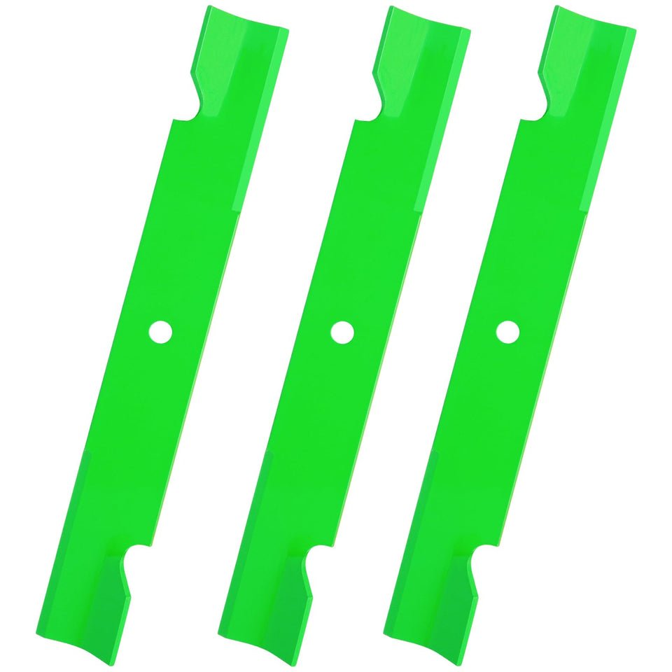 UIOWJC 54-inch deck blade assembly ready for replacement and smooth mowing.