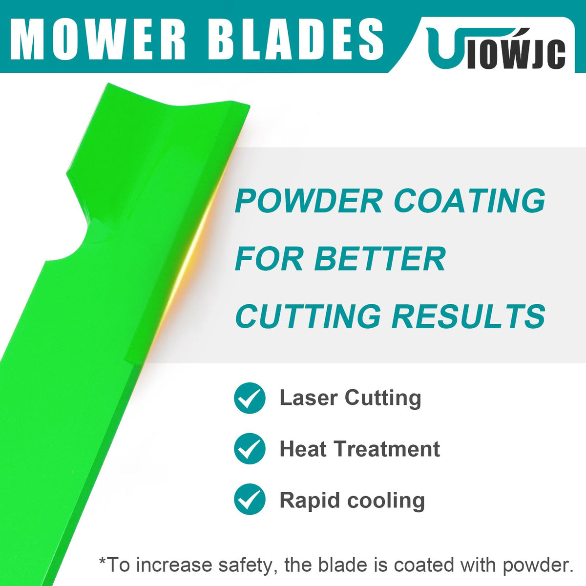 UIOWJC blade edge close-up showing sharp, precise cutting edge.