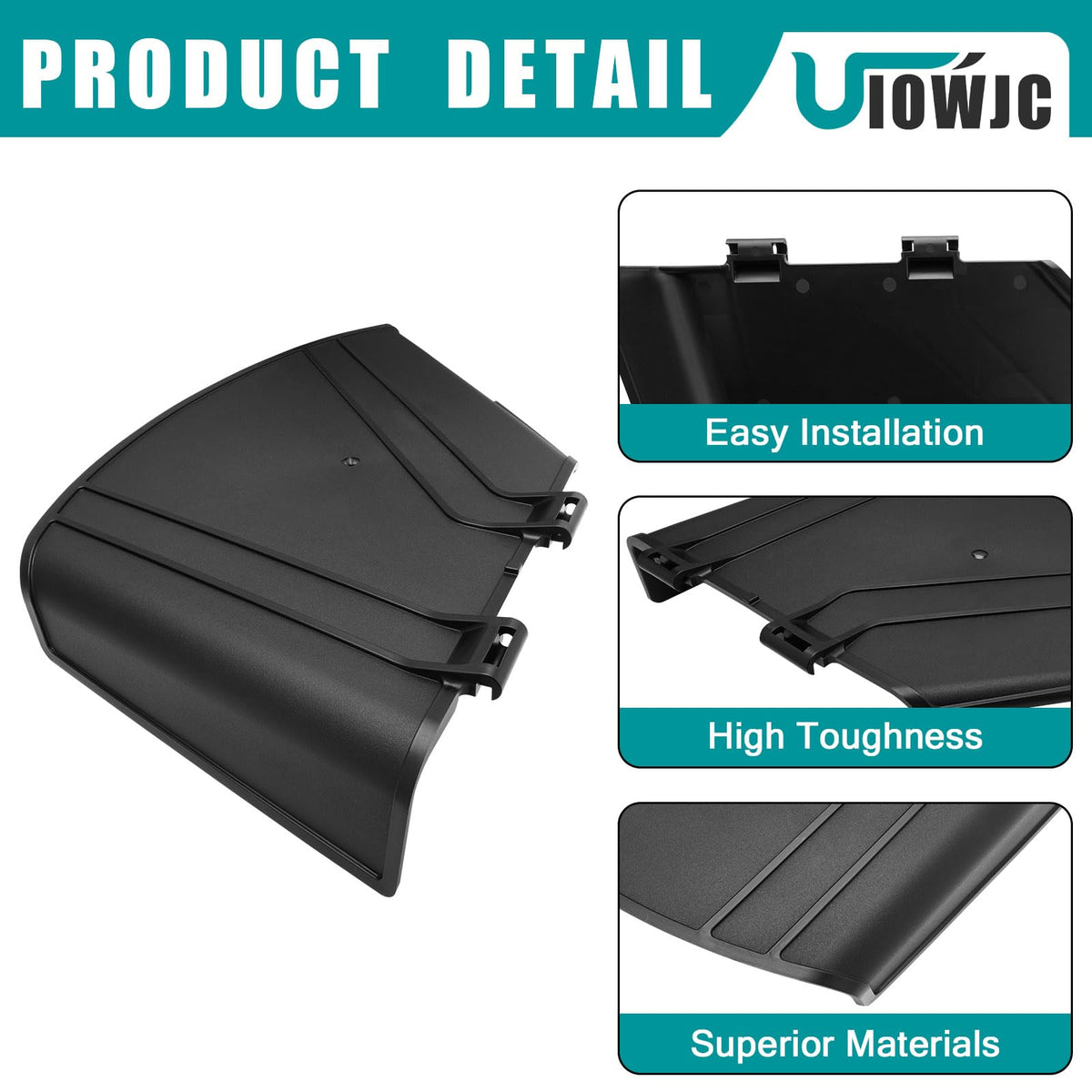 UIOWJC deflector rod shaft for sturdy mounting and reliable operation.