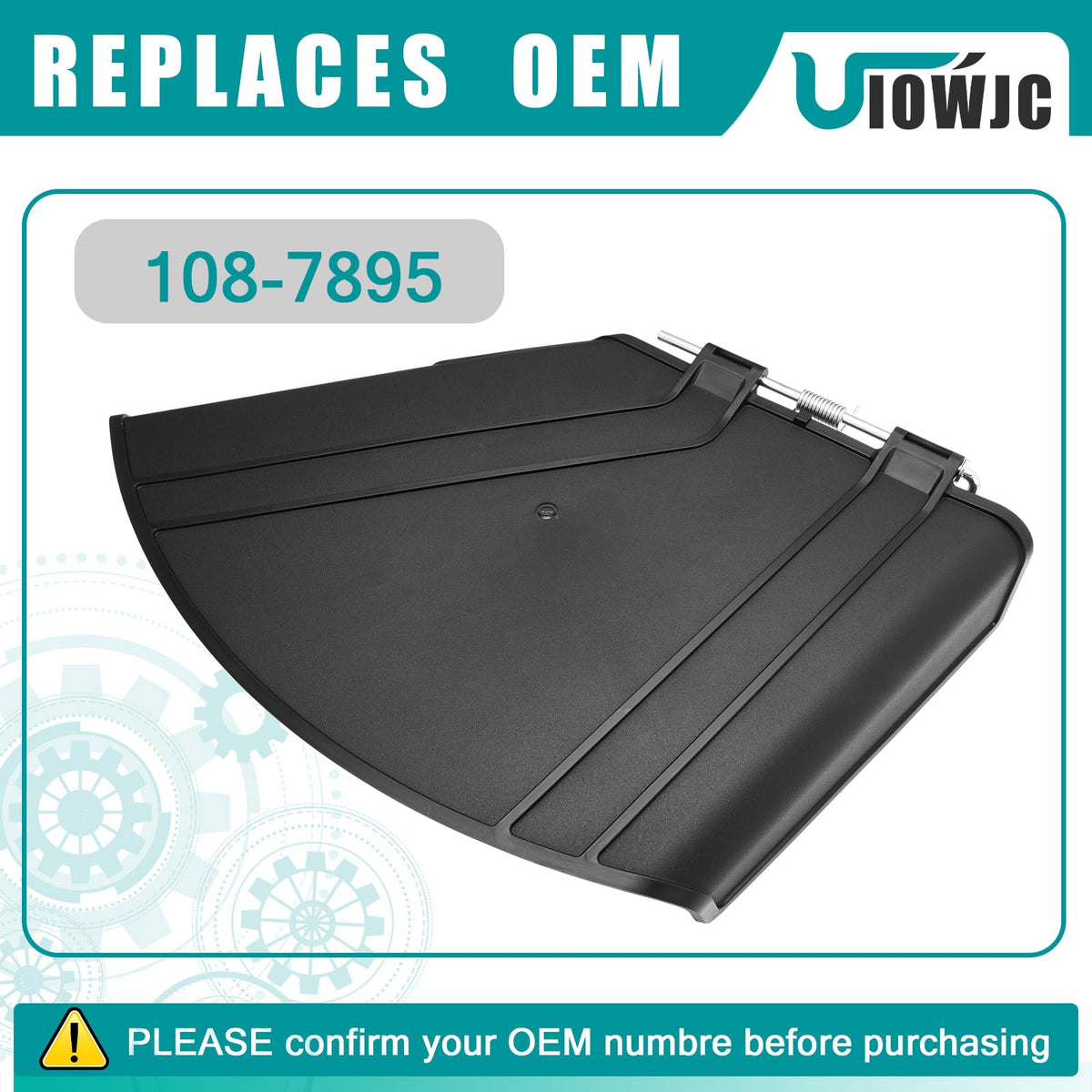 UIOWJC deflector side discharge cover shows TimeCutter model compatibility.