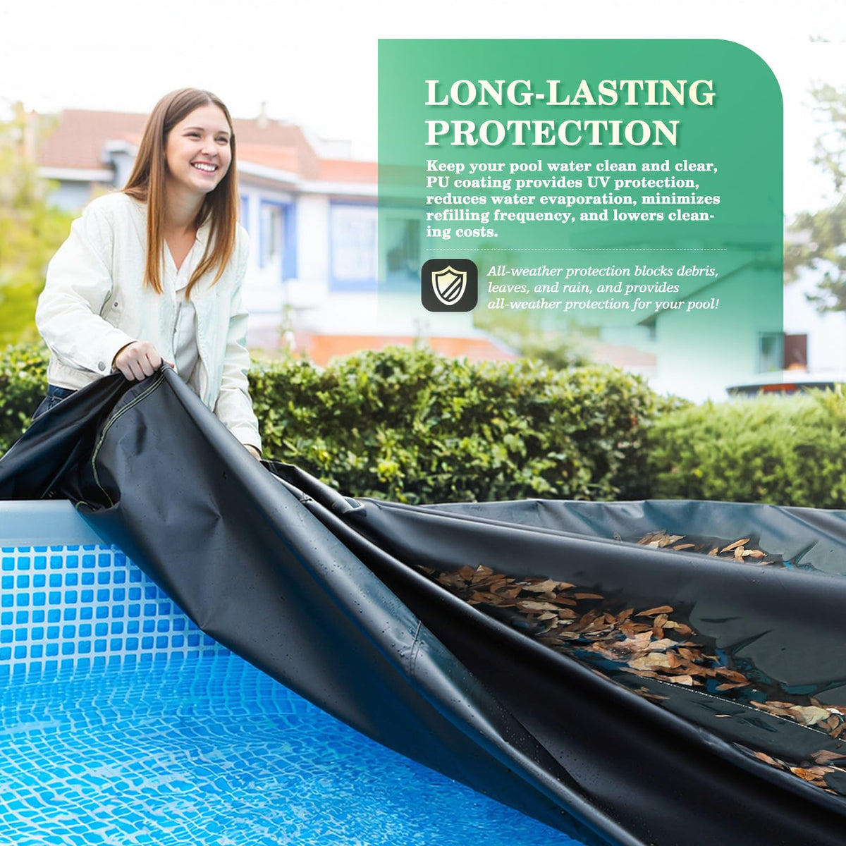 UIRWAY 18-inch edge distance minimizes wind lift and improves stability.
