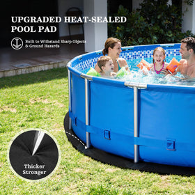 UIRWAY 21ft pool liner pad seamless pre cut fit