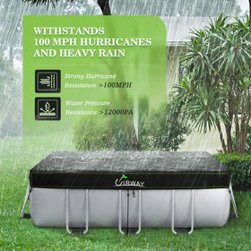 Versatile for rectangular and oval pools and other outdoor setups.