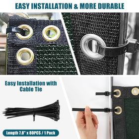 UIRWAY includes 80 cable ties for quick installation