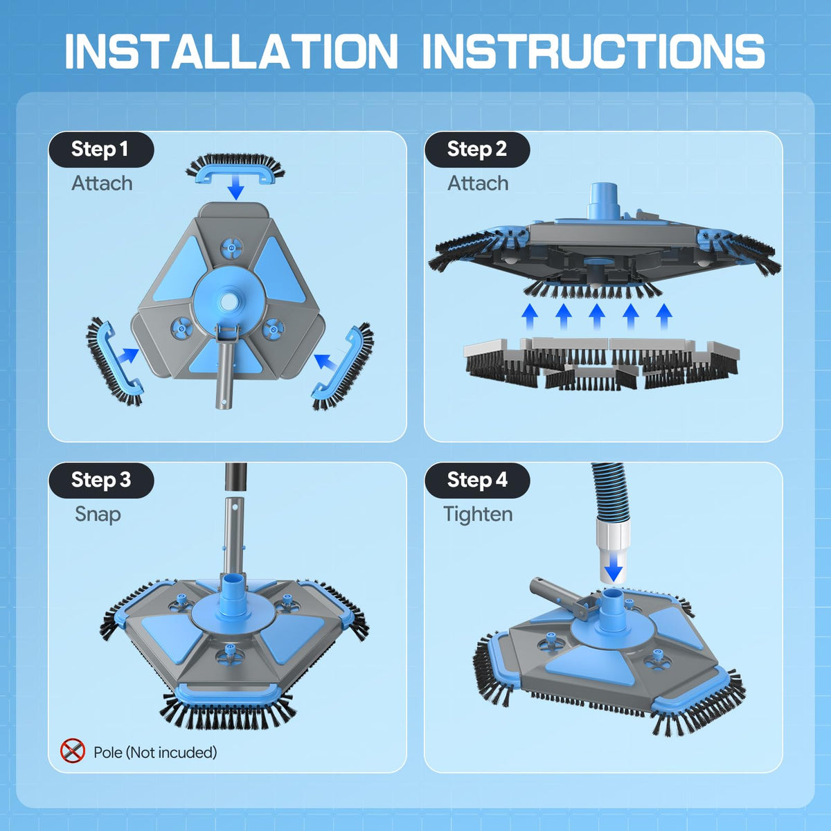 UIRWAY air relief valves help maintain continuous suction during cleaning