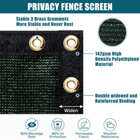 UIRWAY chain-link fence installation; includes 80 cable ties.
