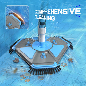 UIRWAY deep mesh skimmer net traps leaves while draining quickly