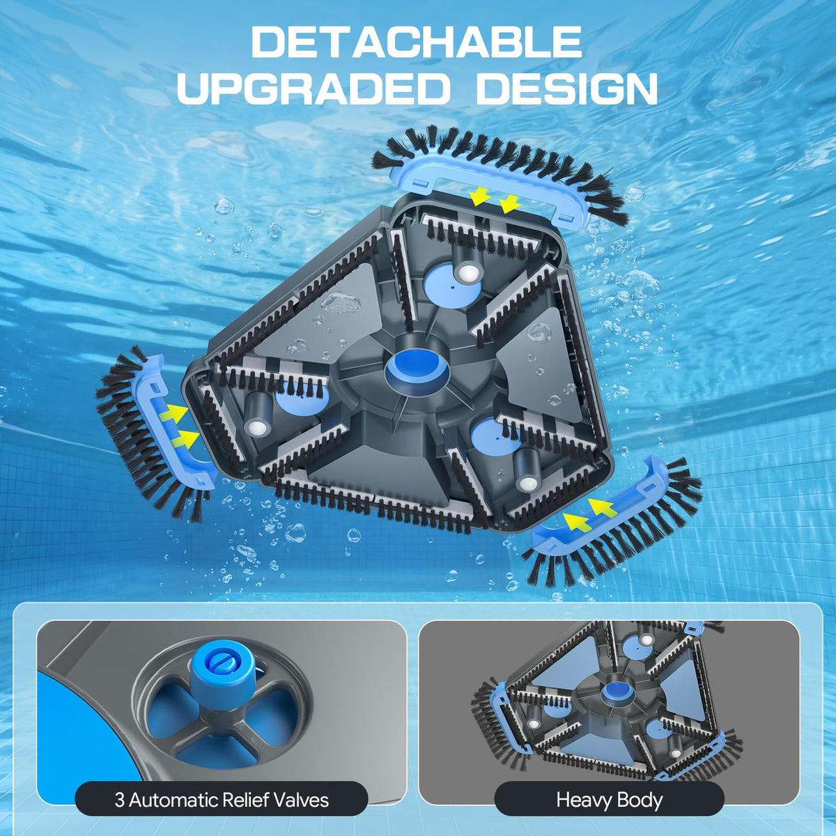 UIRWAY heavy-duty 40 ft hose reduces tangling and maintains steady water flow