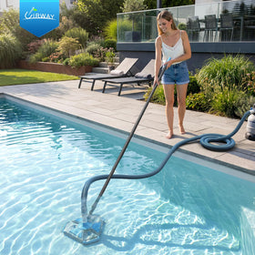 UIRWAY pool cleaning kit includes head and hose for complete maintenance