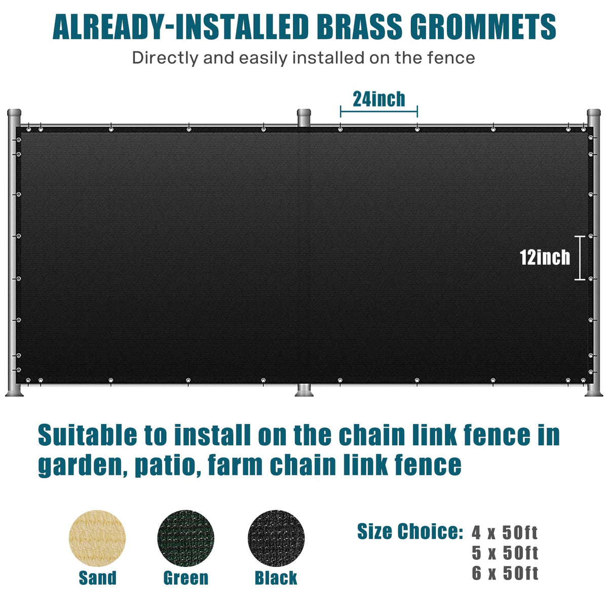 UIRWAY 170gsm HDPE fabric provides durable, UV-stabilized outdoor coverage.