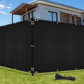 UIRWAY privacy screen for fence blocks up to 90% of views while allowing airflow.