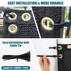UIRWAY includes reinforced edges with brass grommets for long-lasting installs.