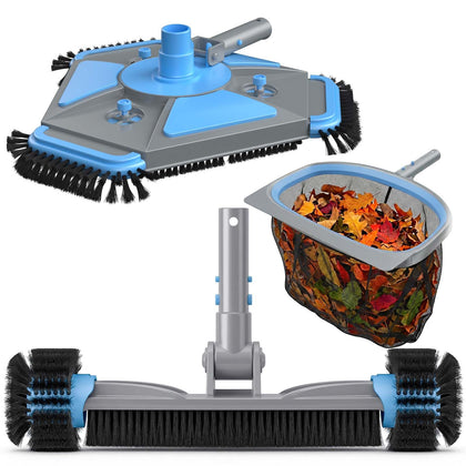 UIRWAY triangular vacuum head for efficient debris removal in pools