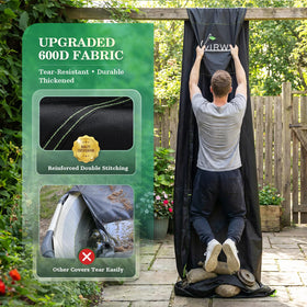 UIRWAY windproof drawstring system ensures a secure fit in windy conditions