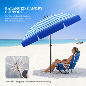 UIRWAY wind-friendly design suits beach, pool, and garden spaces.