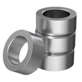 Uiuaquas 4-piece 1-inch spacer assembly close-up for wheel bushing replacement.