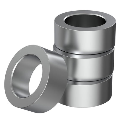 Uiuaquas 4-piece 1-inch spacer assembly close-up for wheel bushing replacement.