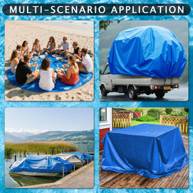 UJG easy-clean and foldable ground mat simplifies storage after use.