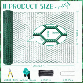 UJG nylon ties pack secures guards quickly for sturdy garden protection