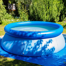UJG wide coverage pool ground cloth suitable for 18-foot pools.