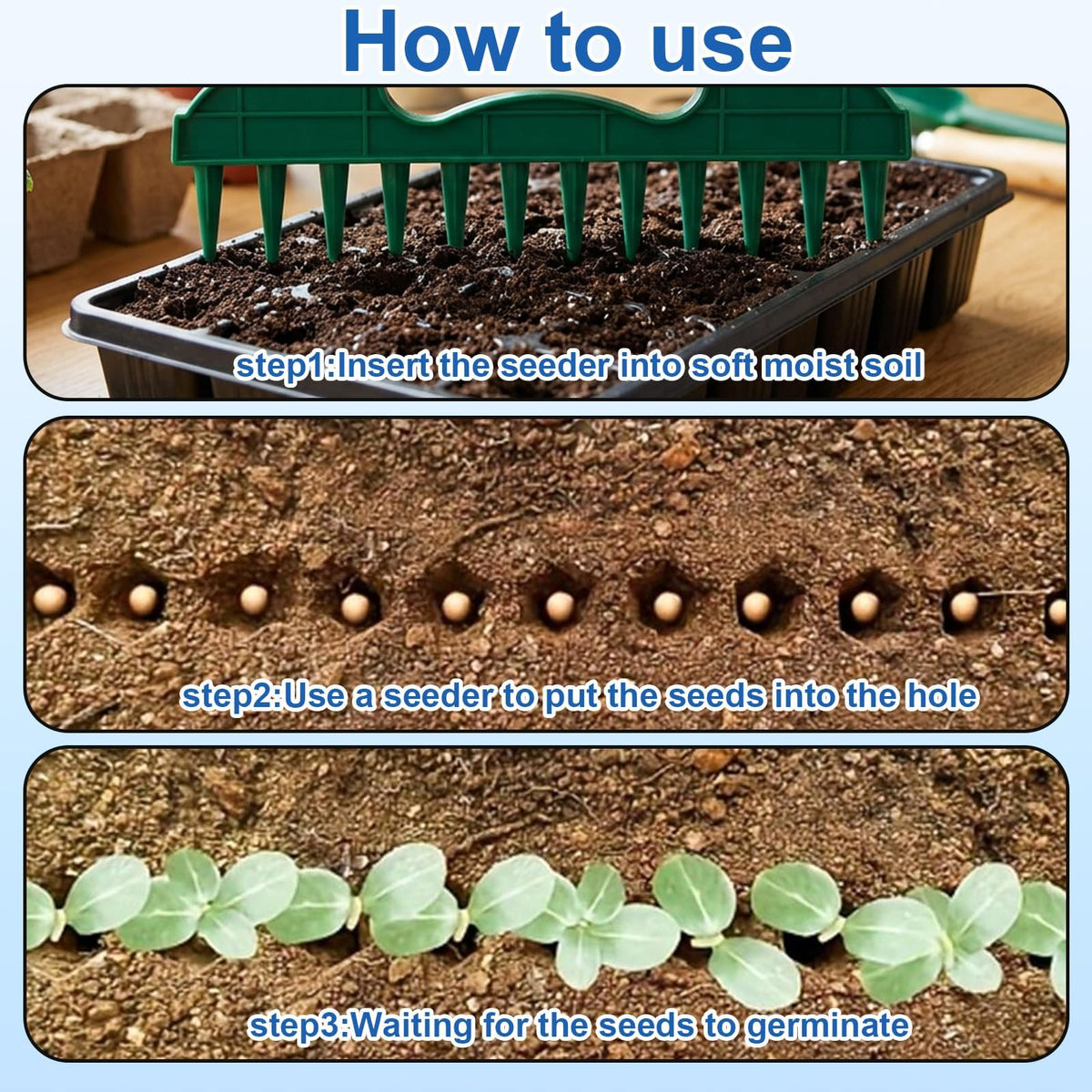 Durable plastic construction by Ujukoxc keeps tool lightweight