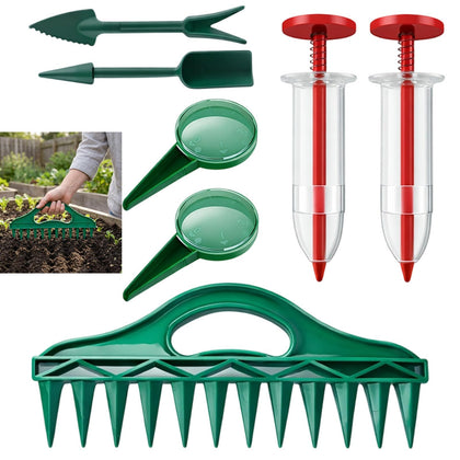 Ujukoxc seed planter with dial adjustment for precise spacing