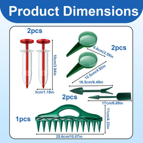 Ujukoxc seed spacing tools set laid out for even germination
