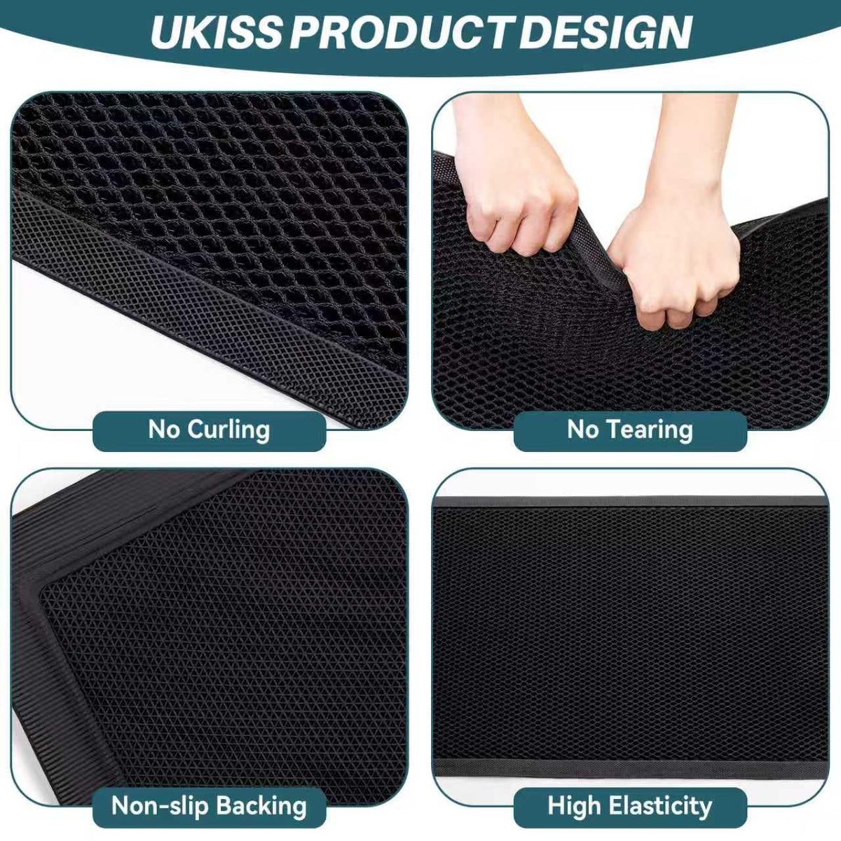 UKISS easy-clean feature enables hose rinse or vacuum for quick refresh