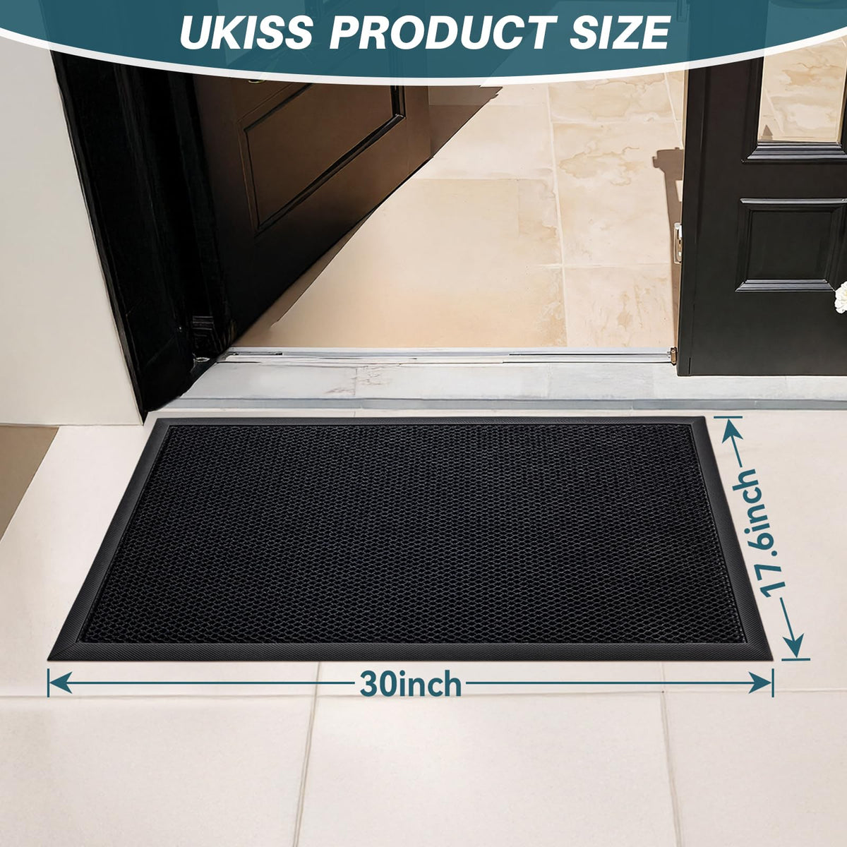 UKISS honeycomb mesh dirt trap close-up captures sand and mud