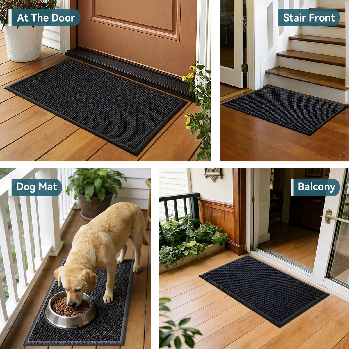UKISS weather-ready durable mat resists fading and wear across seasons