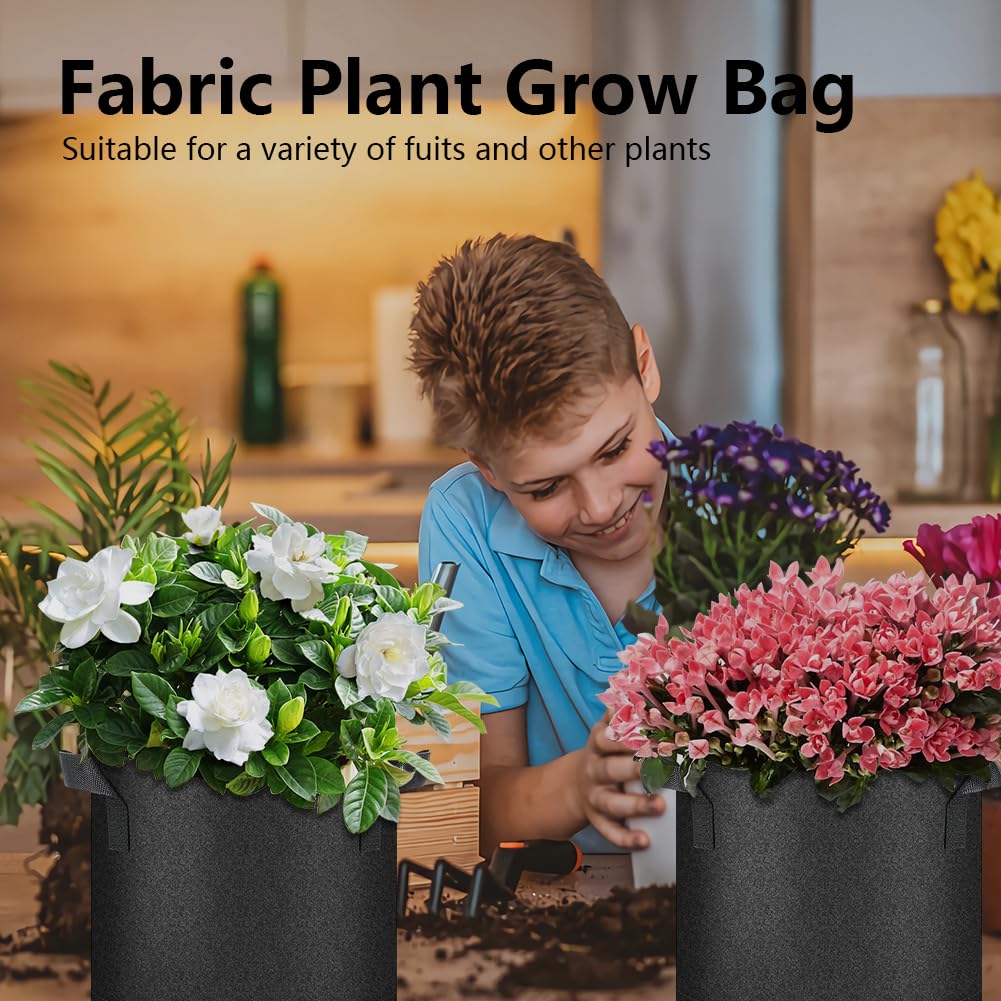 Ukontagood portable plant bags easy to move and store.