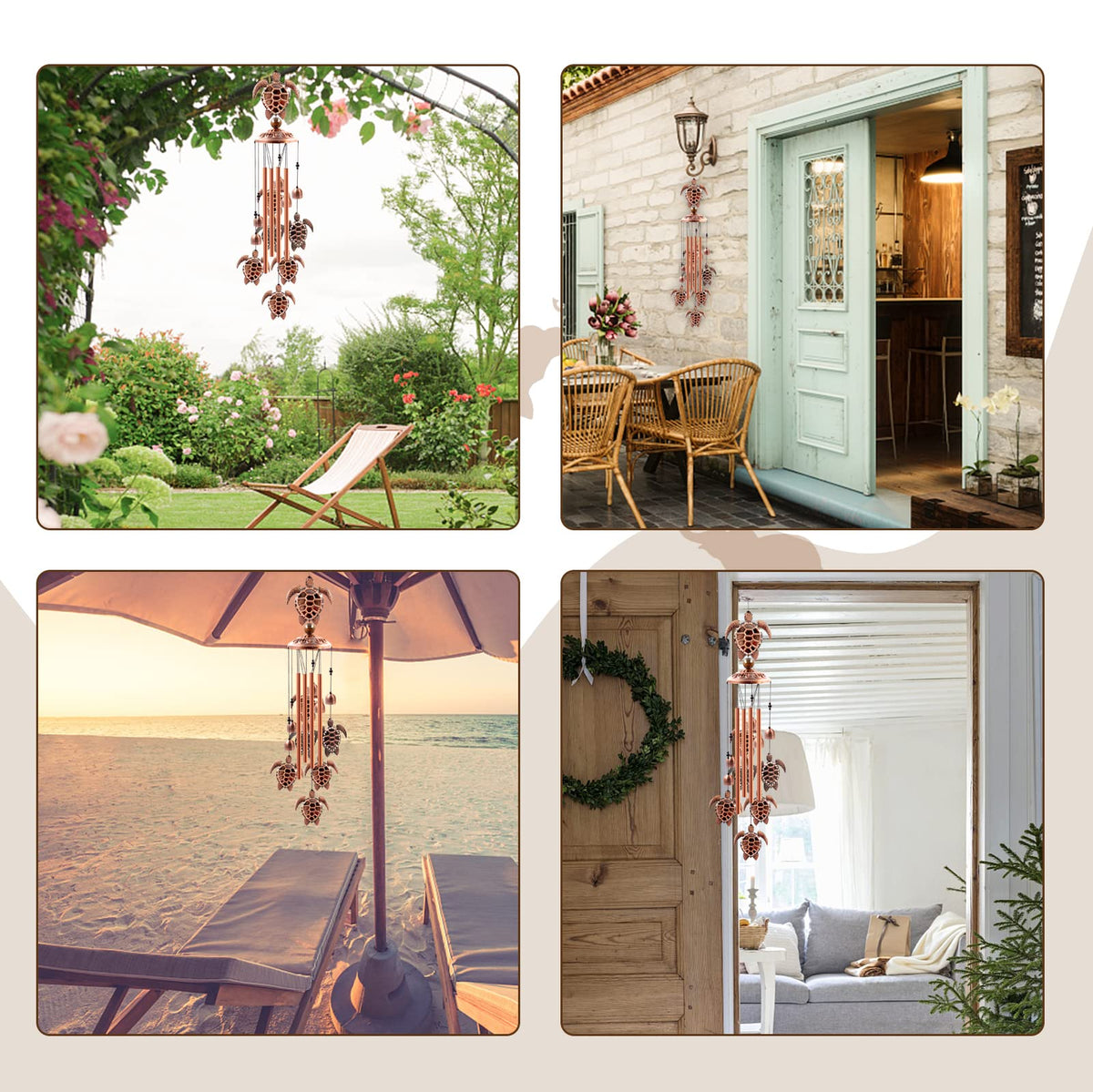 Ukulork rose gold decor enhances outdoor spaces with nautical charm