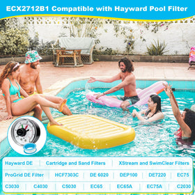 ulapithi ECX2712B1 durable materials resistant to pool environment.