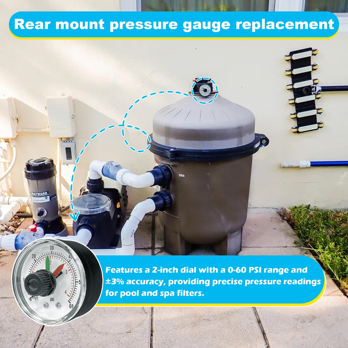 ulapithi ECX2712B1 filtration monitoring for optimized pool maintenance.