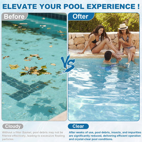 ulapithi SPX1082CA basket leaves example demonstrates efficient debris interception in typical pool use.