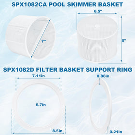 ulapithi SPX1082CA basket side view shows reinforced handles for long-lasting reliability.