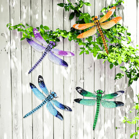 ULENDIS dragonfly wall decor pairs with garden fences and porches