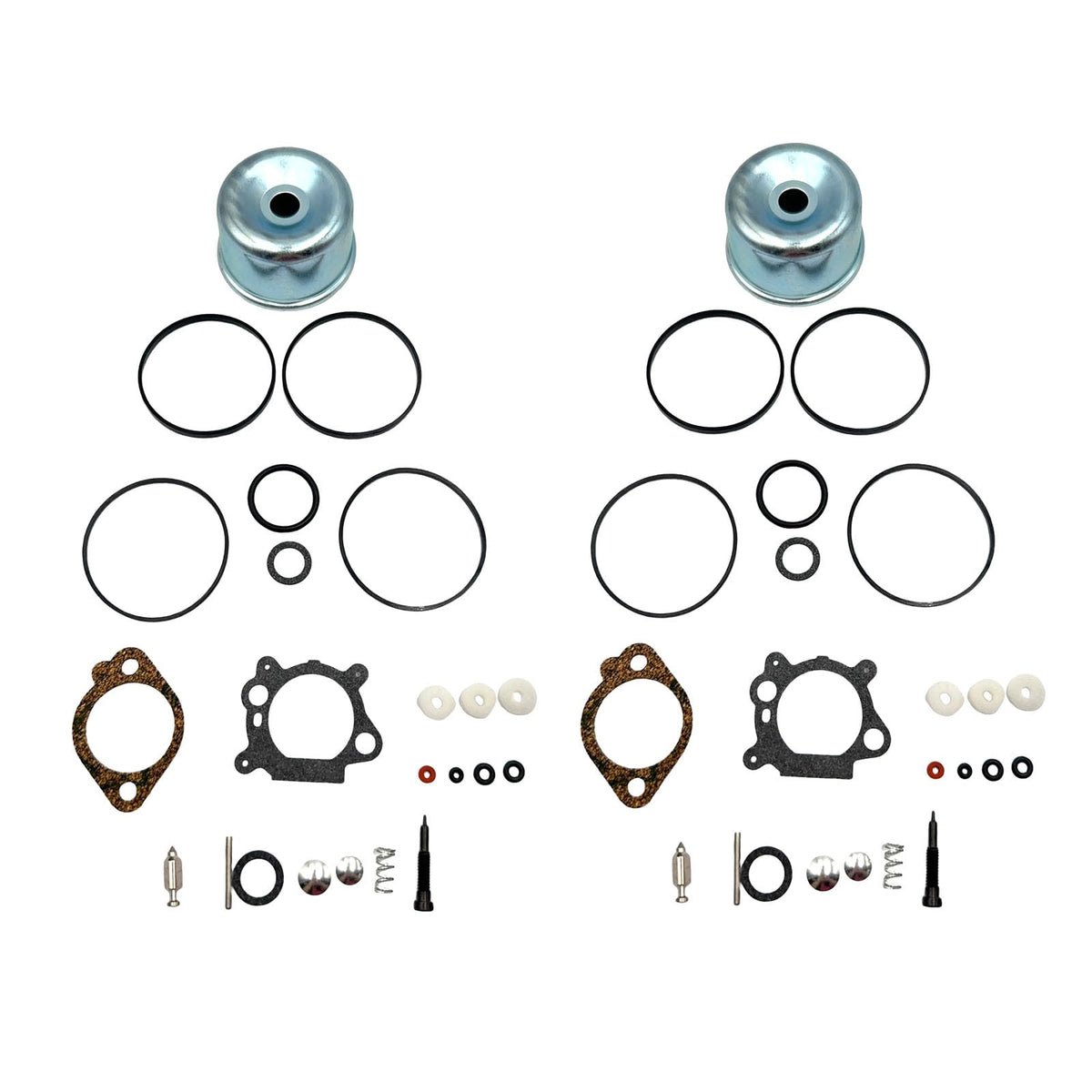 Ulifebet carb overhaul kit 2-pack for Briggs and Stratton engines, precision fit for easy maintenance.