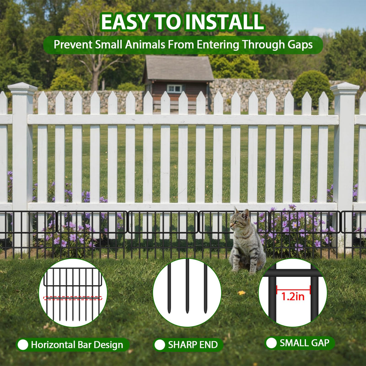 ULIOK easy install with cable ties speeds boundary setup