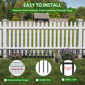 ULIOK easy install with cable ties speeds boundary setup