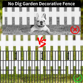 ULIOK no-dig fence for dogs and rabbits keeps pets and pests at bay.