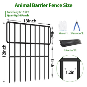 ULIOK no-dig fence during installation showing ground insertion ease