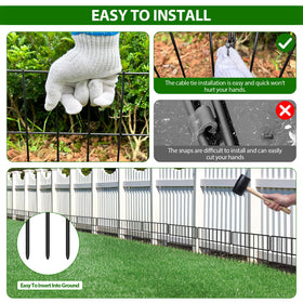 ULIOK rustproof fence welds stay sturdy against wind and rain